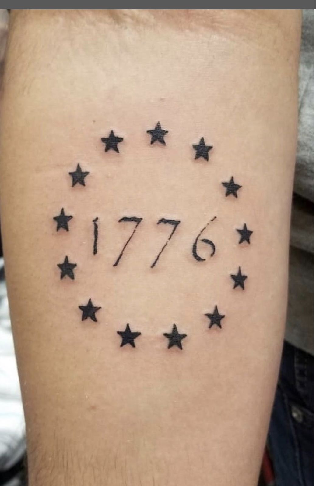 Betsy Ross Flag Tattoo A Fjer S New Tattoo While It Amp 39 S Been Used By White Supremacists From