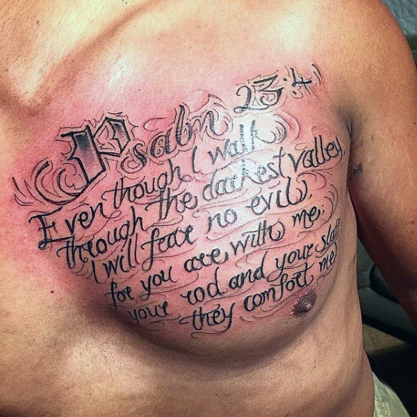 5 Inspiring Bible Quotes for Chest Tattoos