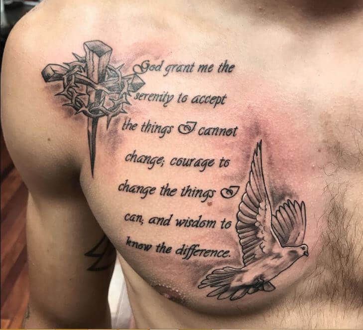 Bible Verse Tattoo Ideas: Inspiring Chest Designs