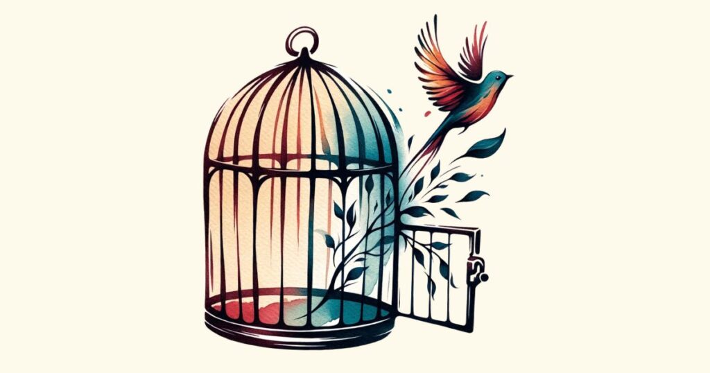 Birdcage Tattoos Interpreting Freedom Captivity