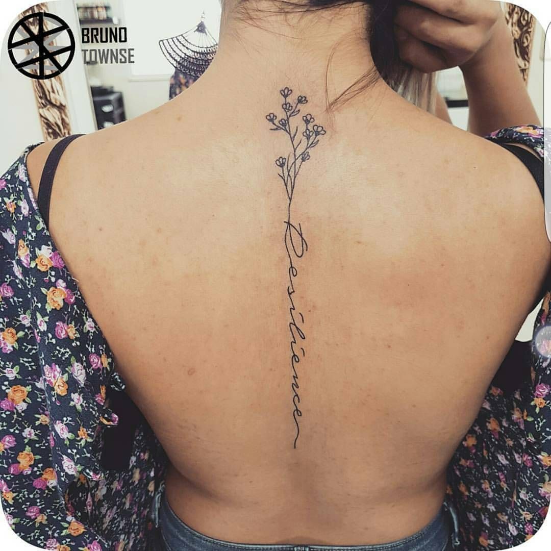 Birth Flower Spine Tattoo: Meaning and Inspiration