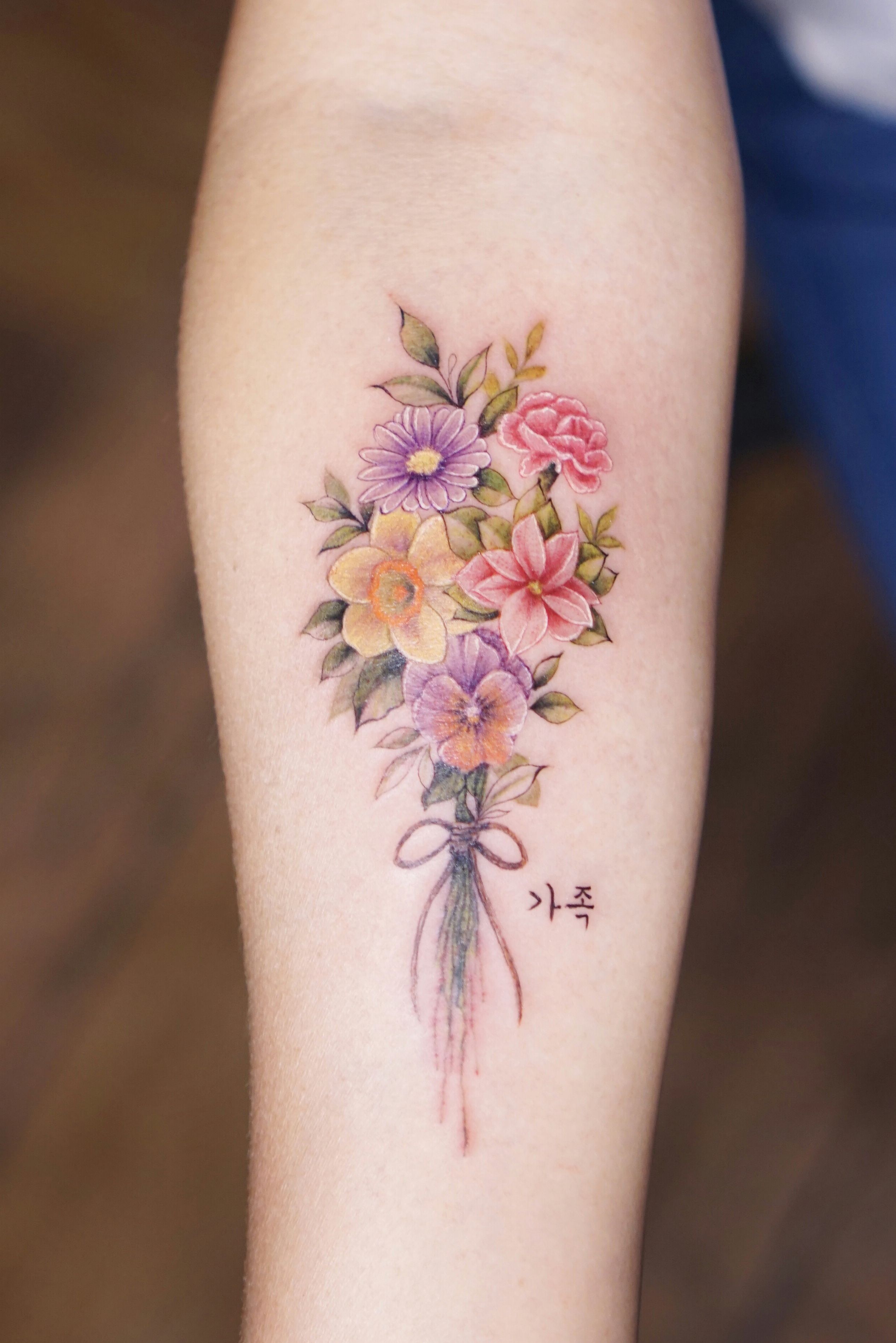 Birth Flower Tattoos For Family Small Tattoo Designs