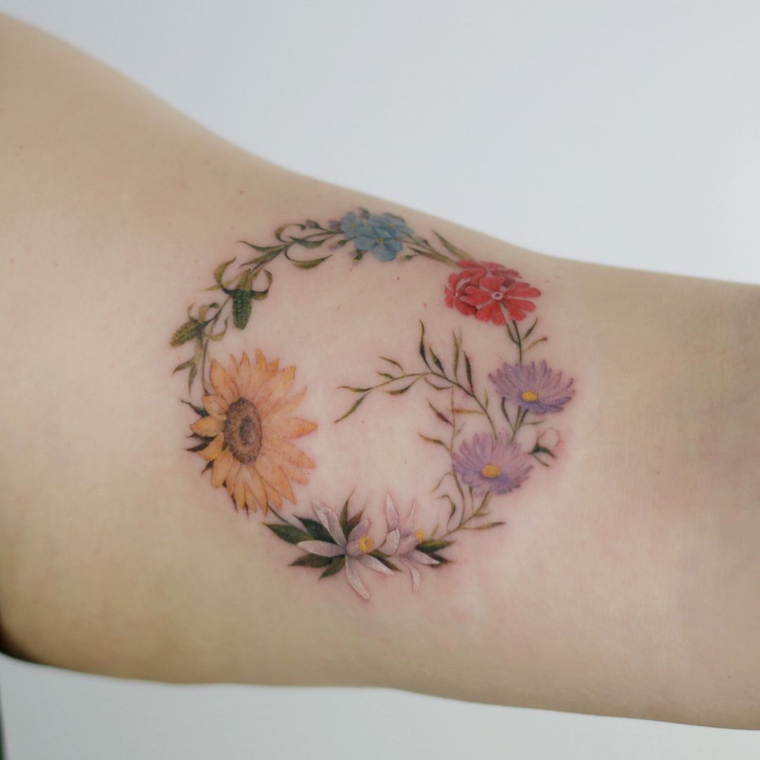 8 Family Birth Flower Tattoo Ideas You'll Love