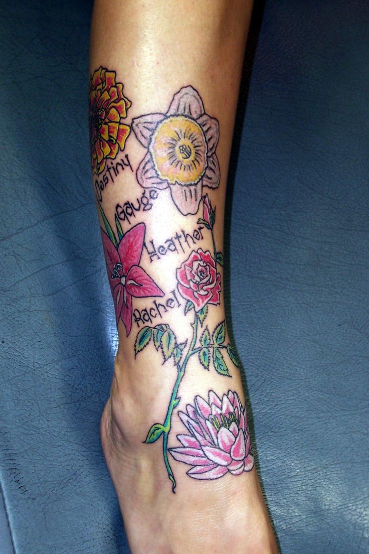 12 Birth Month Flower Tattoo Ideas You'll Love