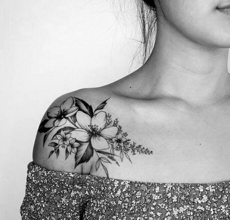 Black And White Flower Tattoos Best Flower Site