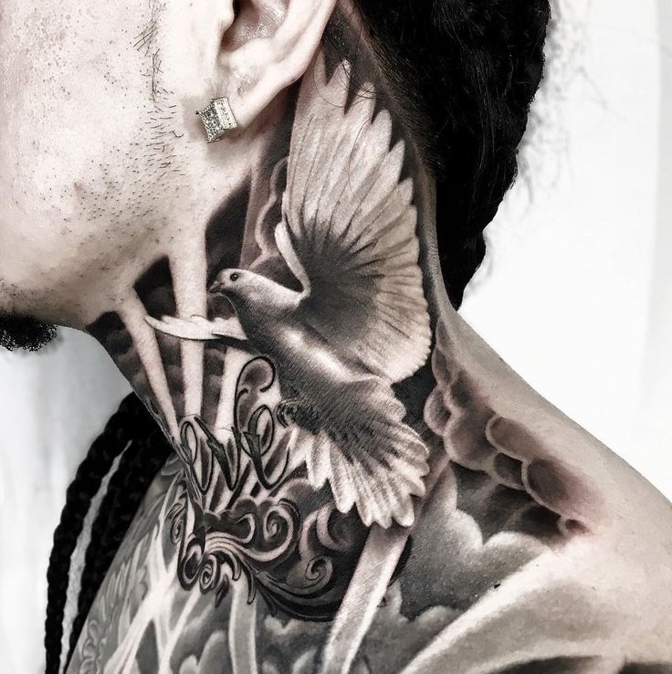 Blessed Dove Neck Tattoo: Symbolism and Style