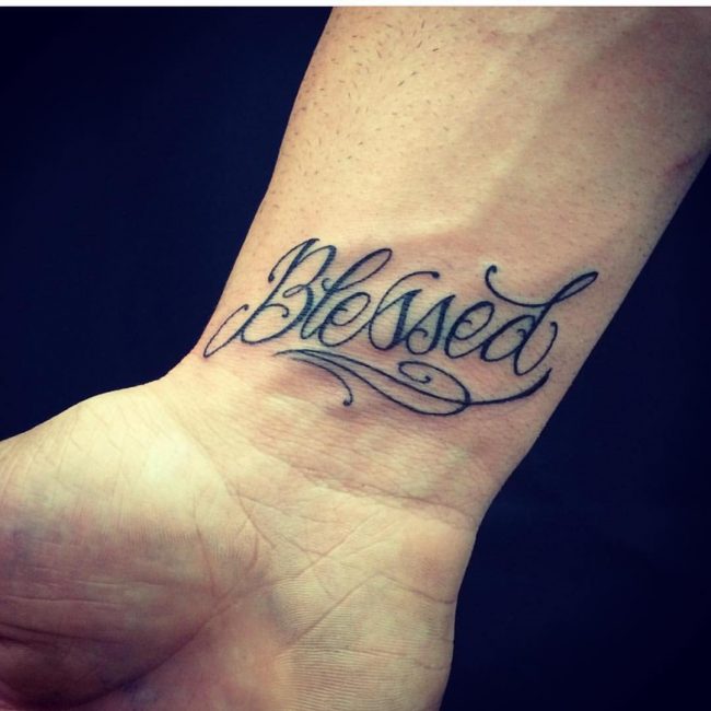 5 Meaningful Blessed Wrist Tattoo Ideas for Inspiration