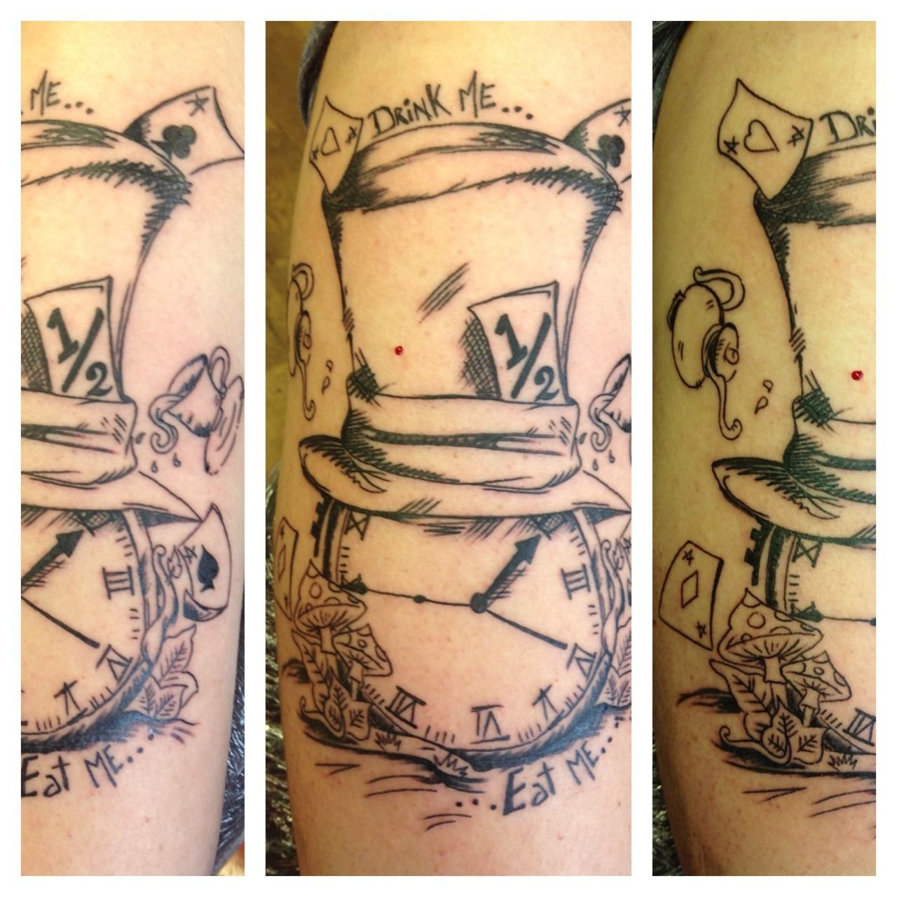 Bloodline Tattoo Company Mad Hatter Wonderland Tattoo Mad Hatter