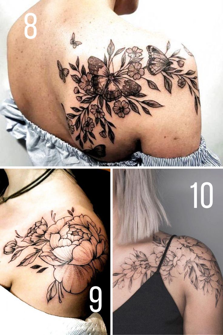 Blooming Shoulder Flower Tattoo Ideas Tattooglee Flower Tattoo