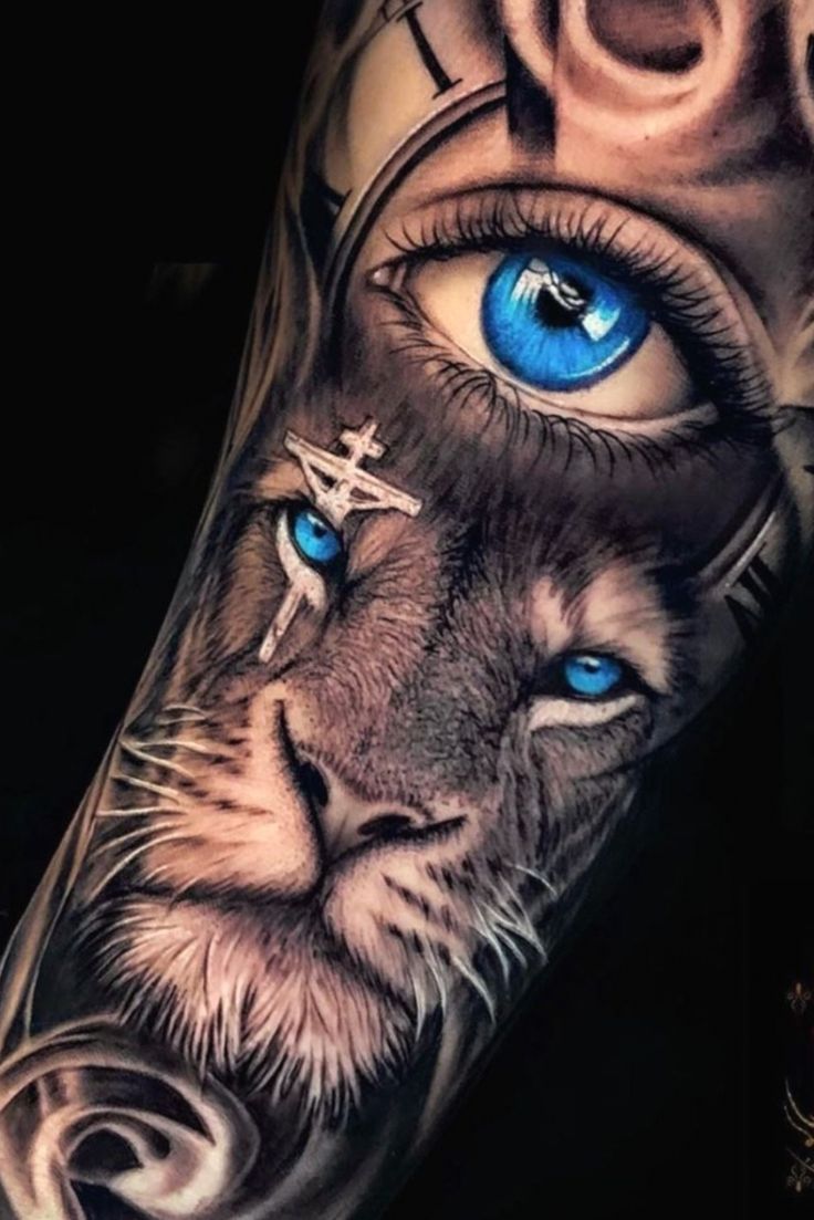 5 Unique Blue Eyed Lion Tattoo Ideas for 2023