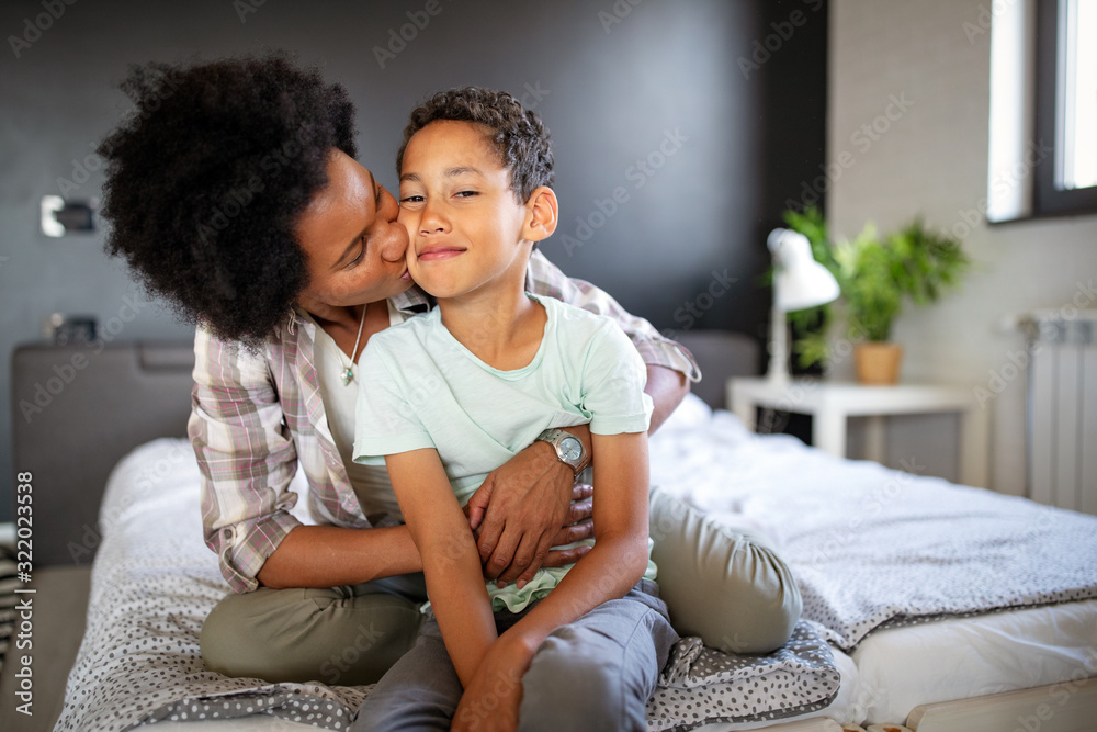 Bonding Moment Between Mother And New Born Son Stock Image Image Of