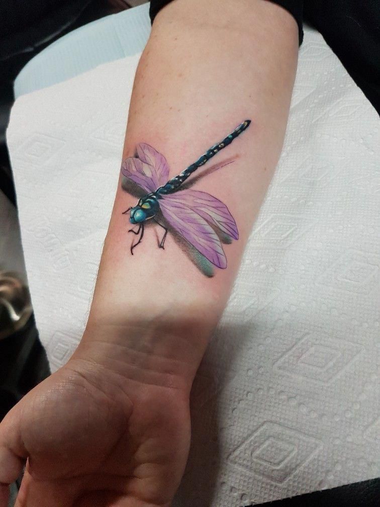 Butterfly And Dragonfly Tattoo By The Ink Slinger Dothan Al Ink