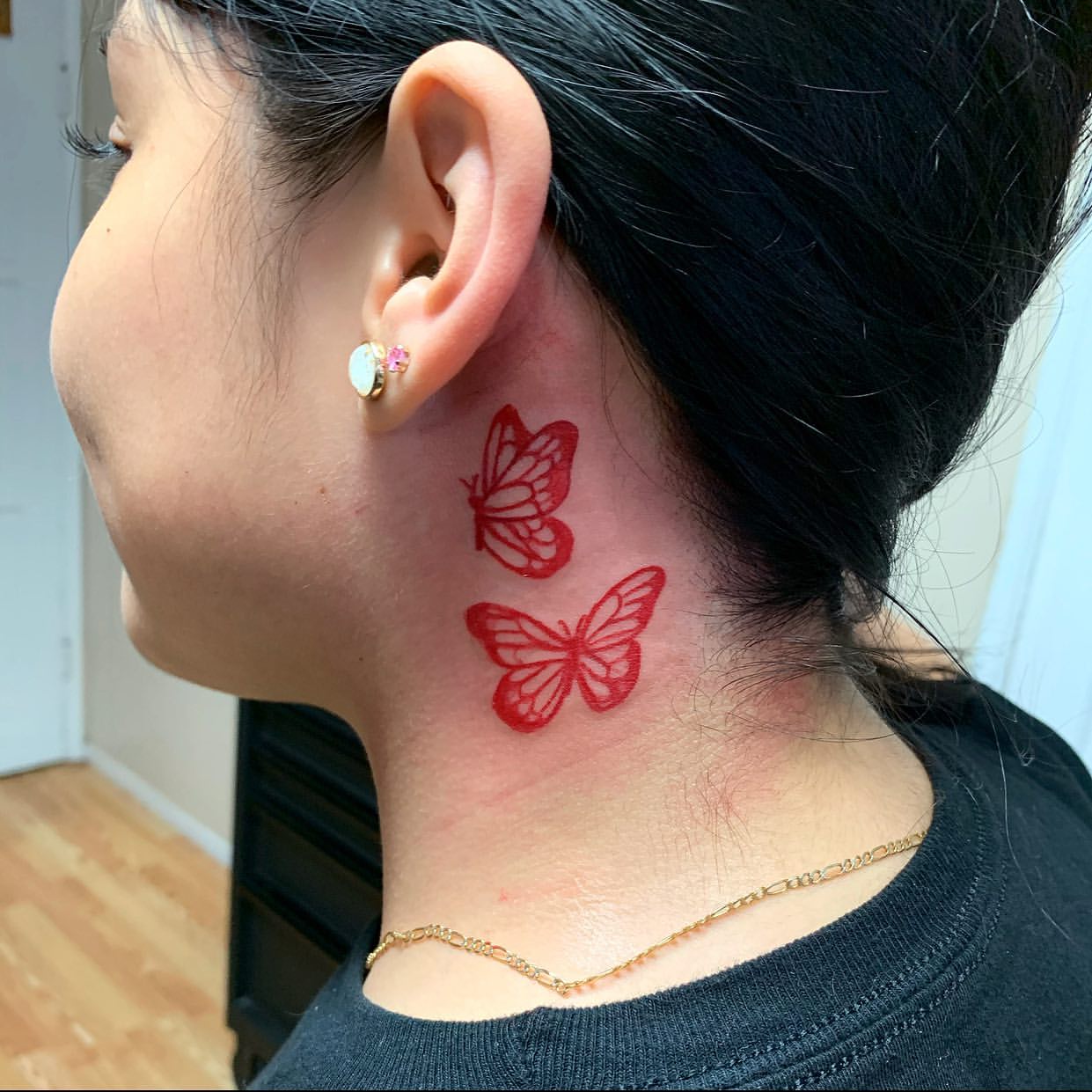 Butterfly Behind The Ear Tattoo: Meaning and Inspiration