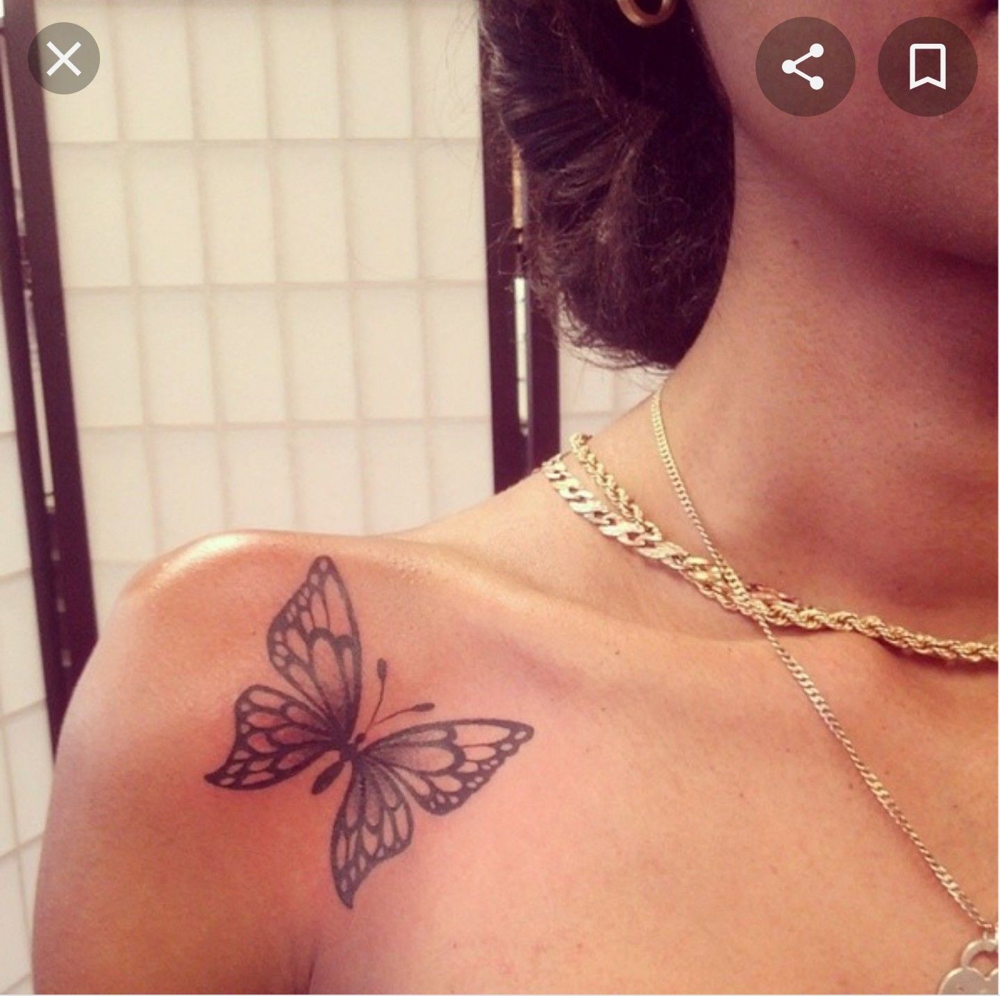 Butterfly Front Shoulder Tattoos: Designs and Meanings