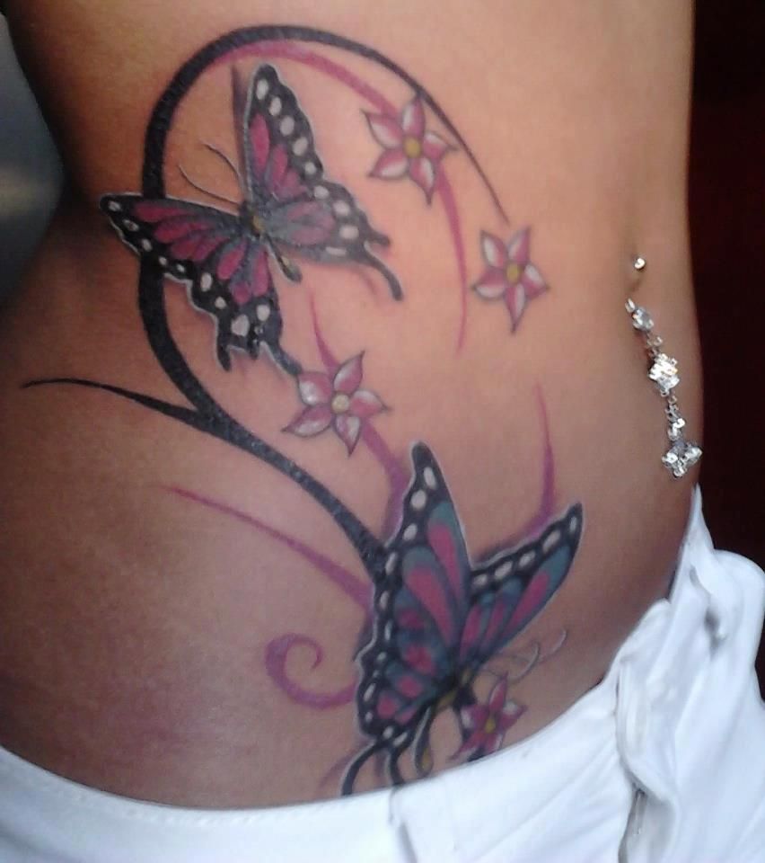 15 Stunning Butterfly Hip Tattoo Ideas You'll Love