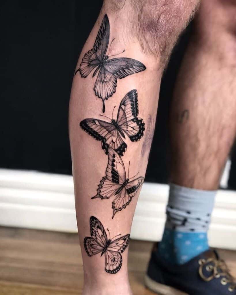 Butterfly Tattoo on Legs: Designs and Inspiration