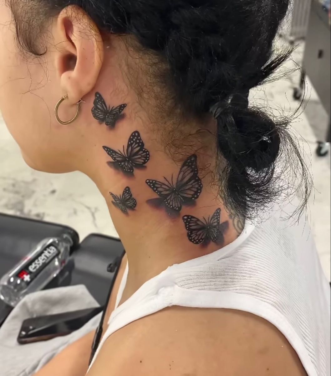 Butterfly Tattoo On Neck Meaning