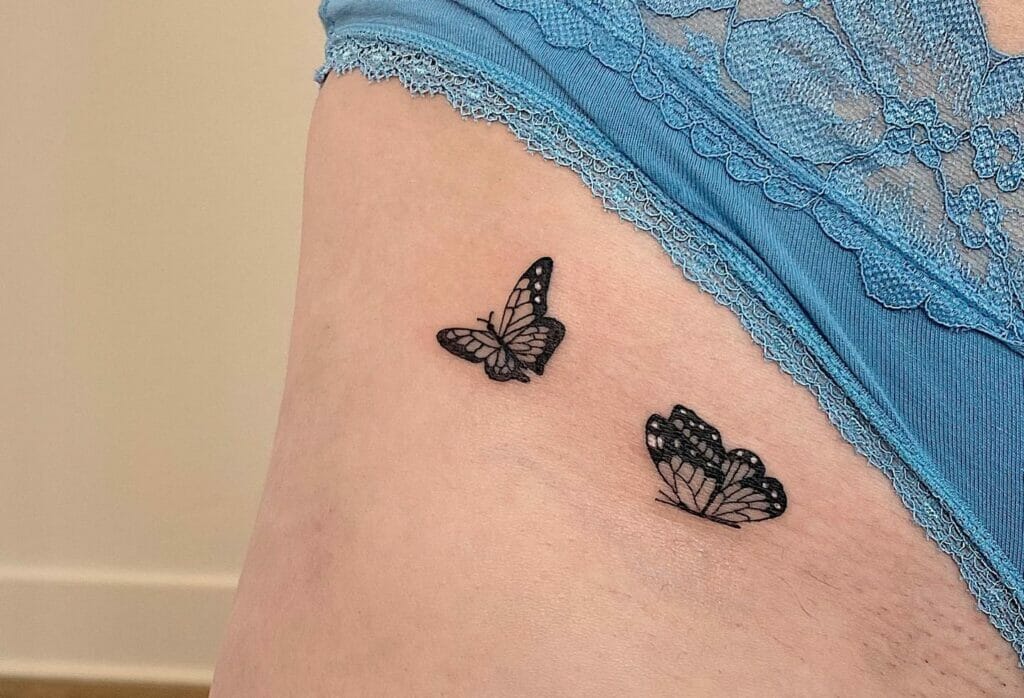 5 Chic Butterfly Hip Tattoo Ideas for Summer