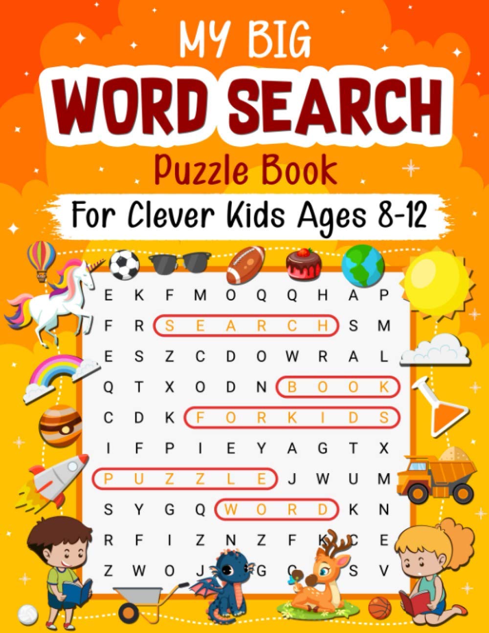 Buy My Big Word Search Puzzle Book For Clever Kids Ages 8 12 100 Word