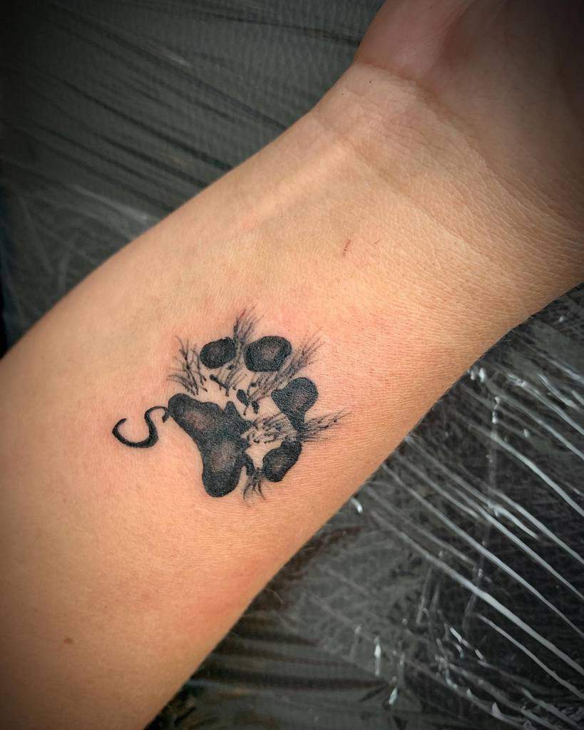 Cat Paw Print Tattoo Ideas Photos