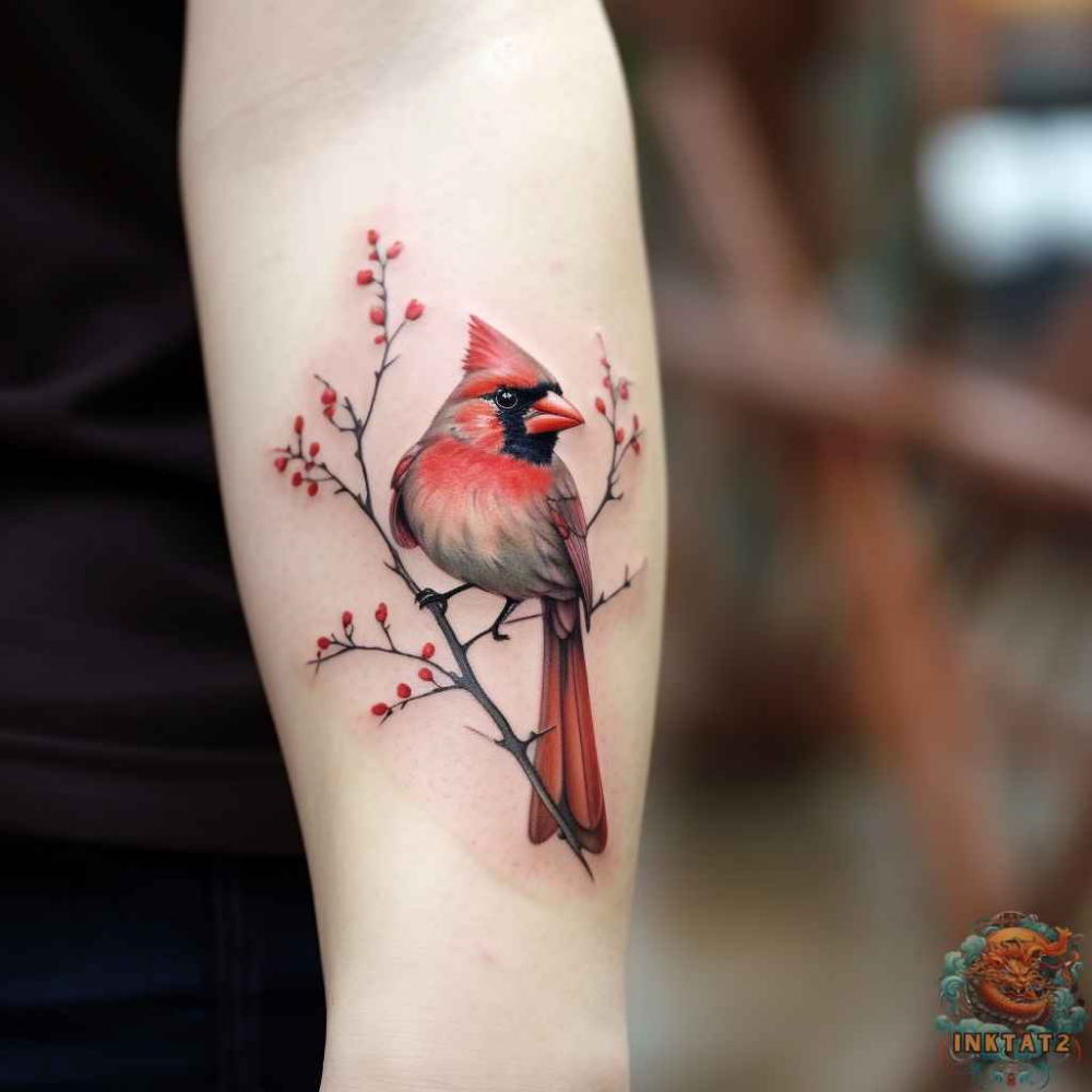 Celebrating Individuality With Small Cardinal Tattoos 50 Designs