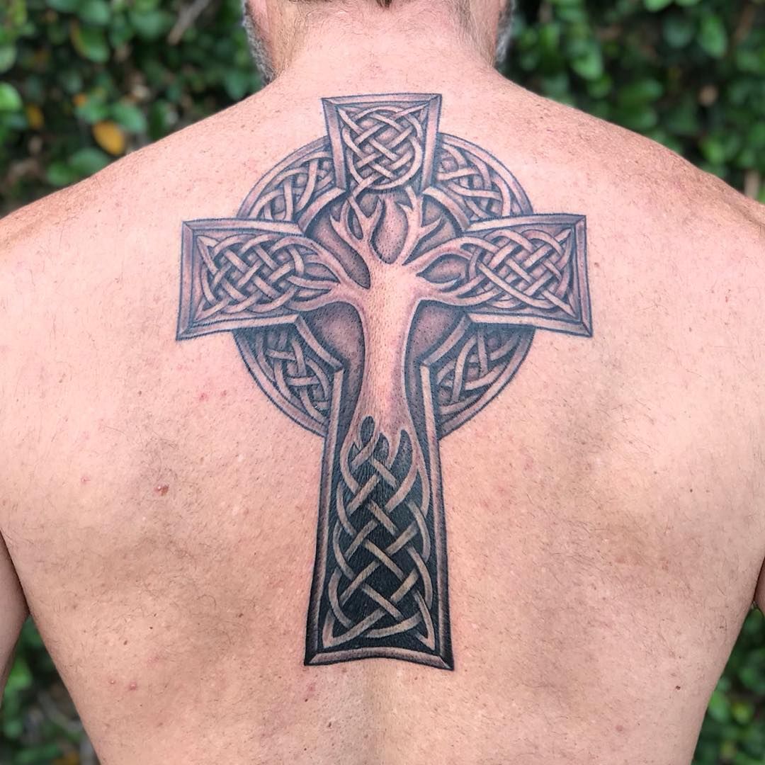 Celtic Cross And Tree Of Life Tattoo Tattoo Ideas And Inspiration