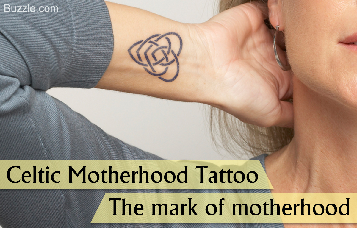 Celtic Motherhood Knot Tattoo Temporary Tattoo Symbols For Etsy