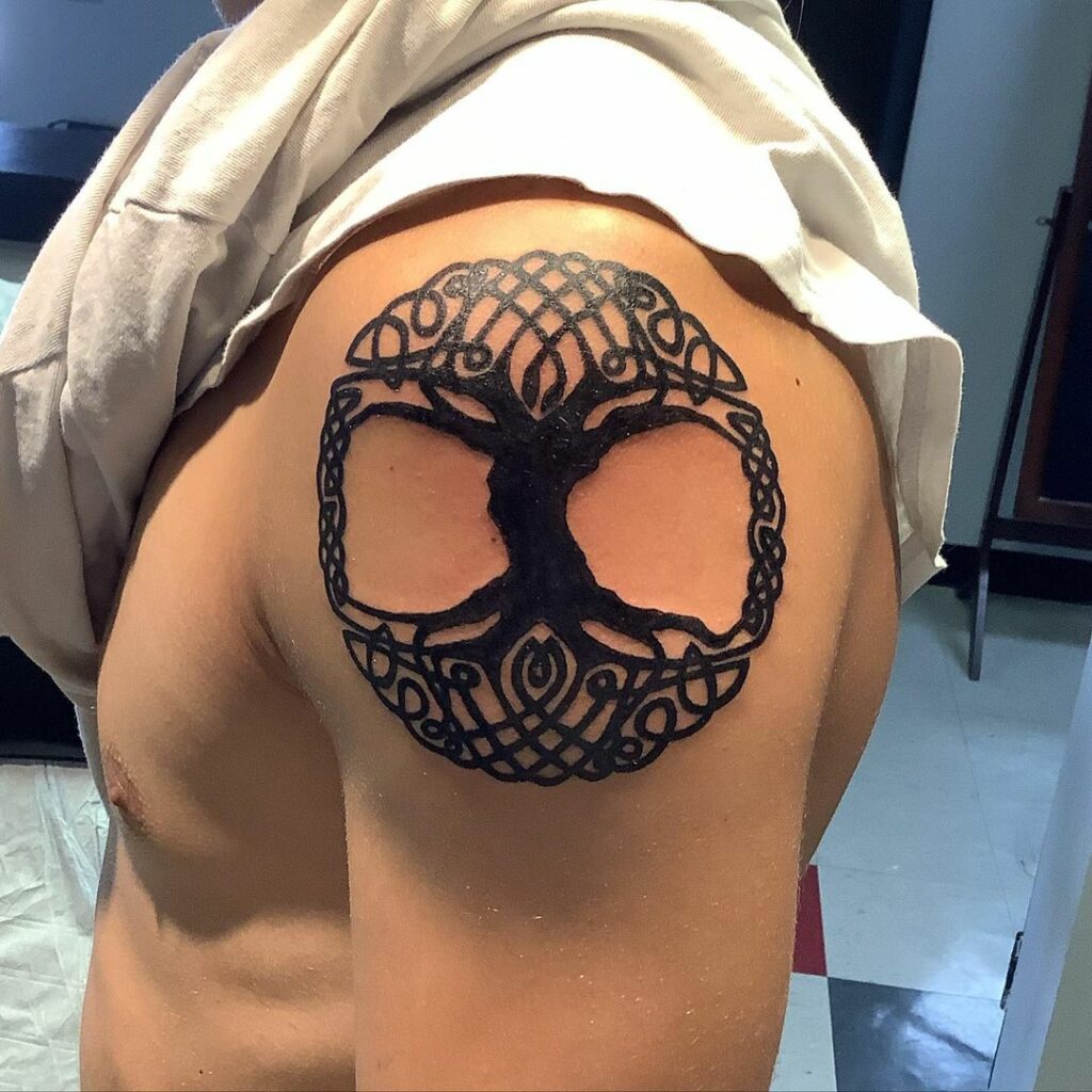 Celtic Tree Of Life Tattoo Body Art Tattoos Celtic Tattoo Tree Of