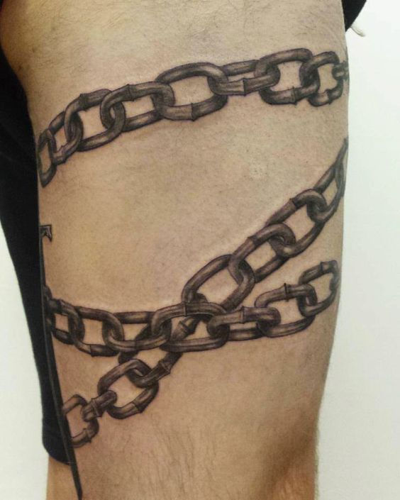 Chain Tattoo Is A Perfect Way To Express Your Freedom