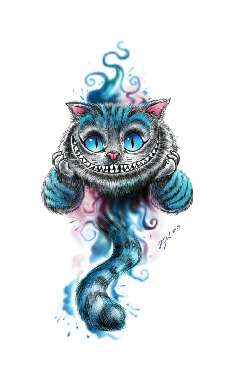 Cheshire Cat Tattoo Designs A Journey Into Wonderland Art And Design