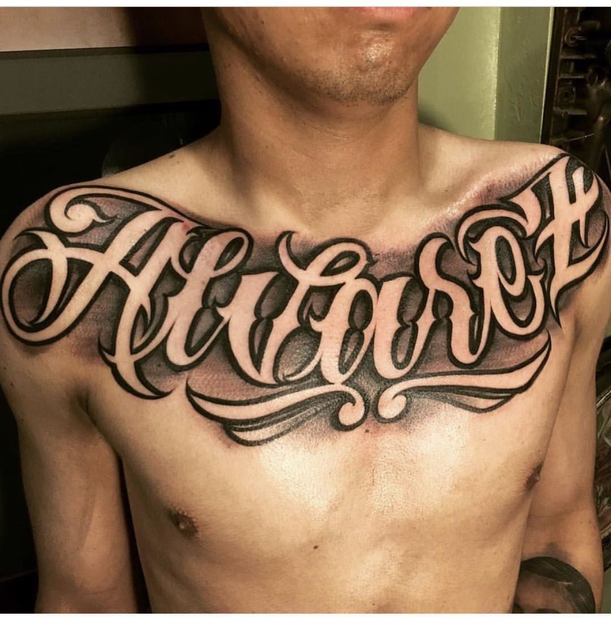 5 Stunning Chest Last Name Tattoo Designs for 2023