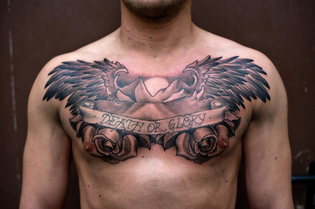 50 Unique Chest Piece Tattoo Designs That Inspire