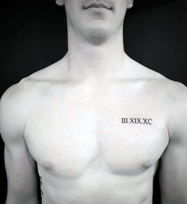 Chest Tattoos For Guys Small Chest Tattoos For Men Simple Chest