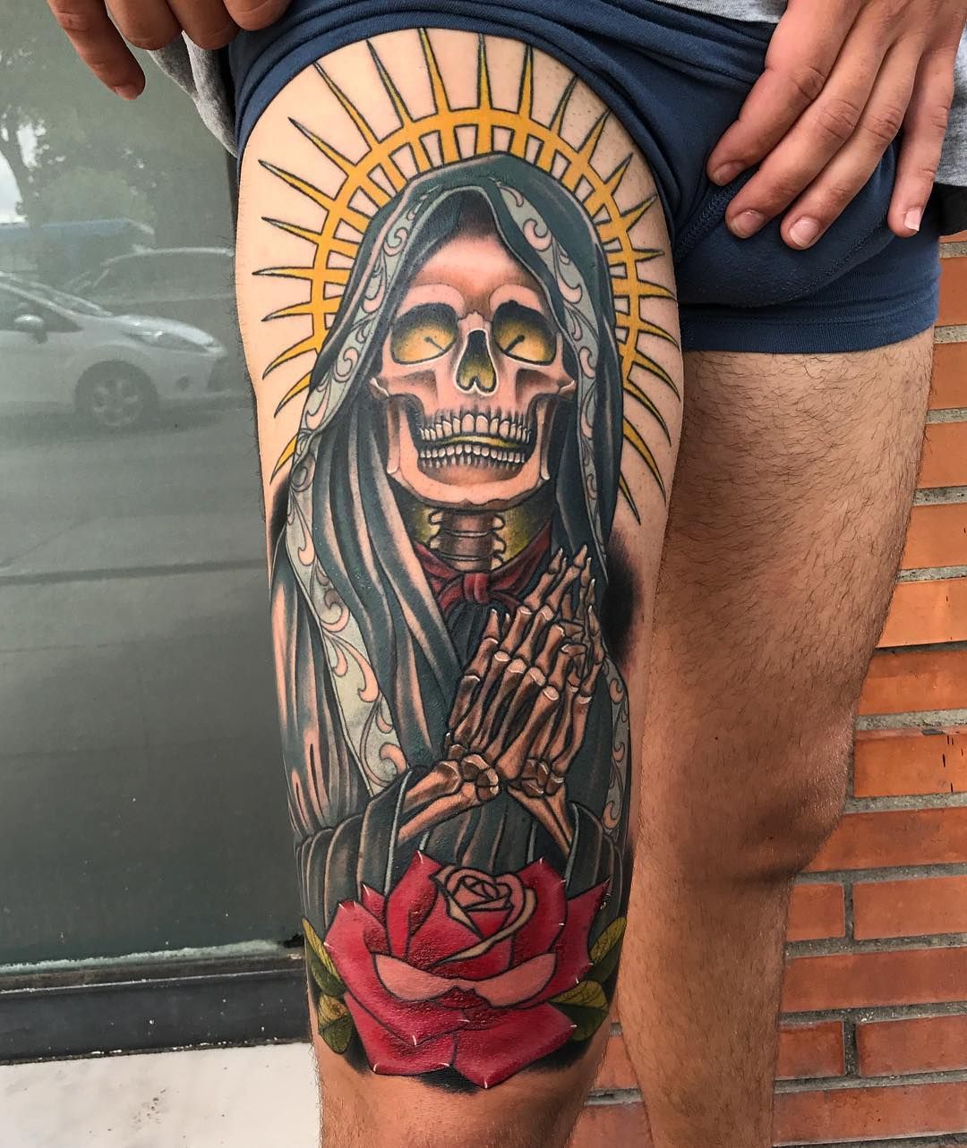 5 Unique Chicano Santa Muerte Tattoo Ideas