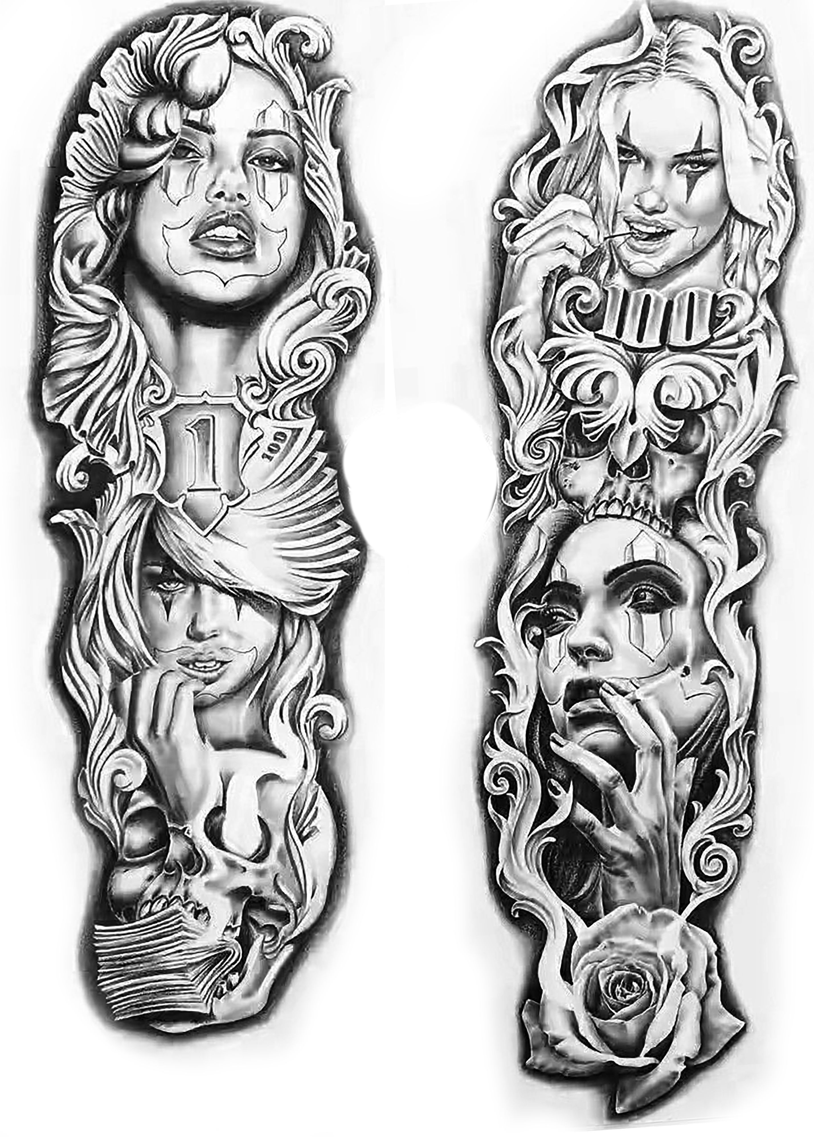 Chicano Tattoo Design Chicano Tattoos Sleeve Chicano Style Tattoo