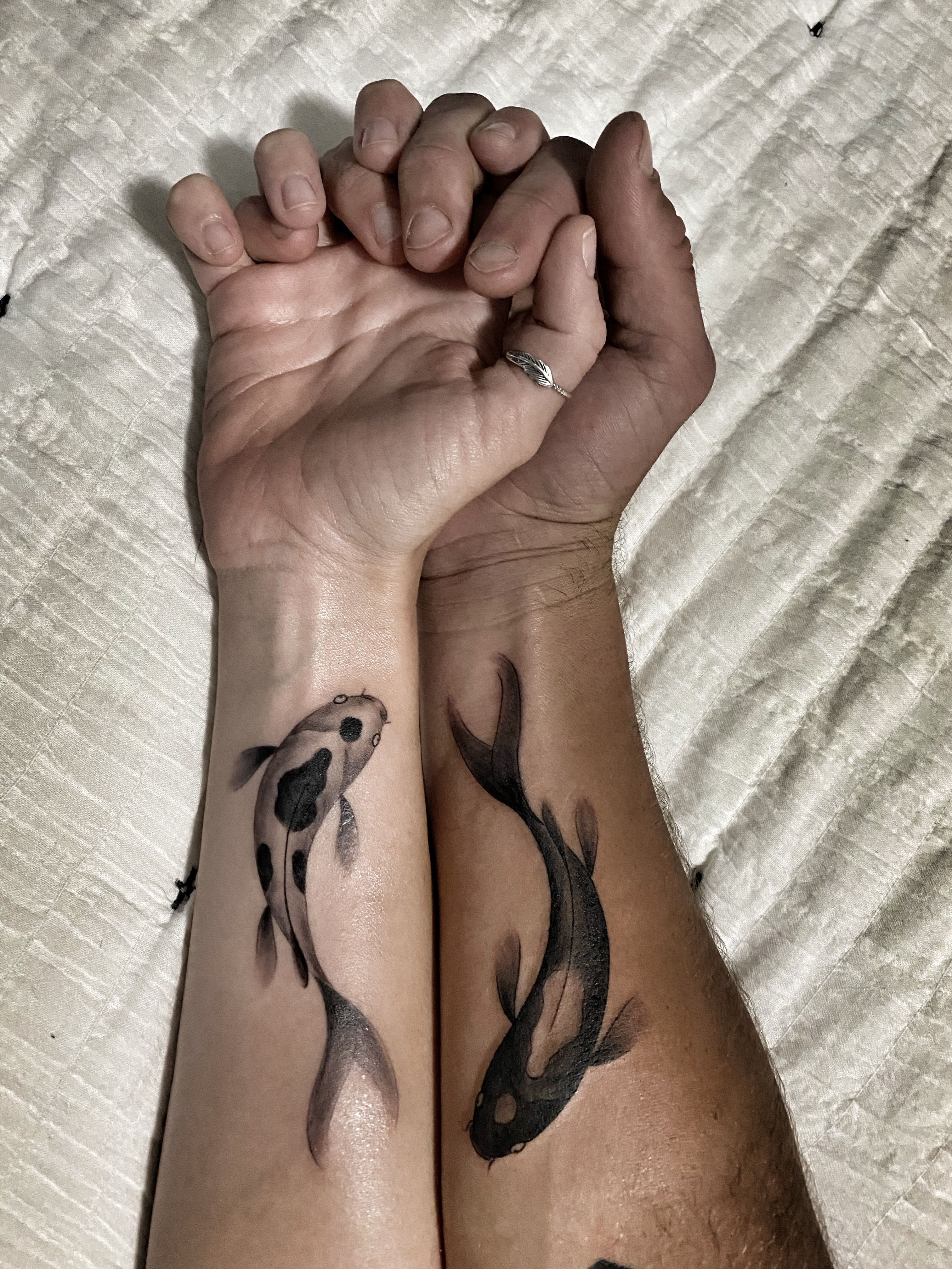 Chinese Koi Fish Ying Yang Tattoo Tattoos Ying Yang Tattoo Koi Fish