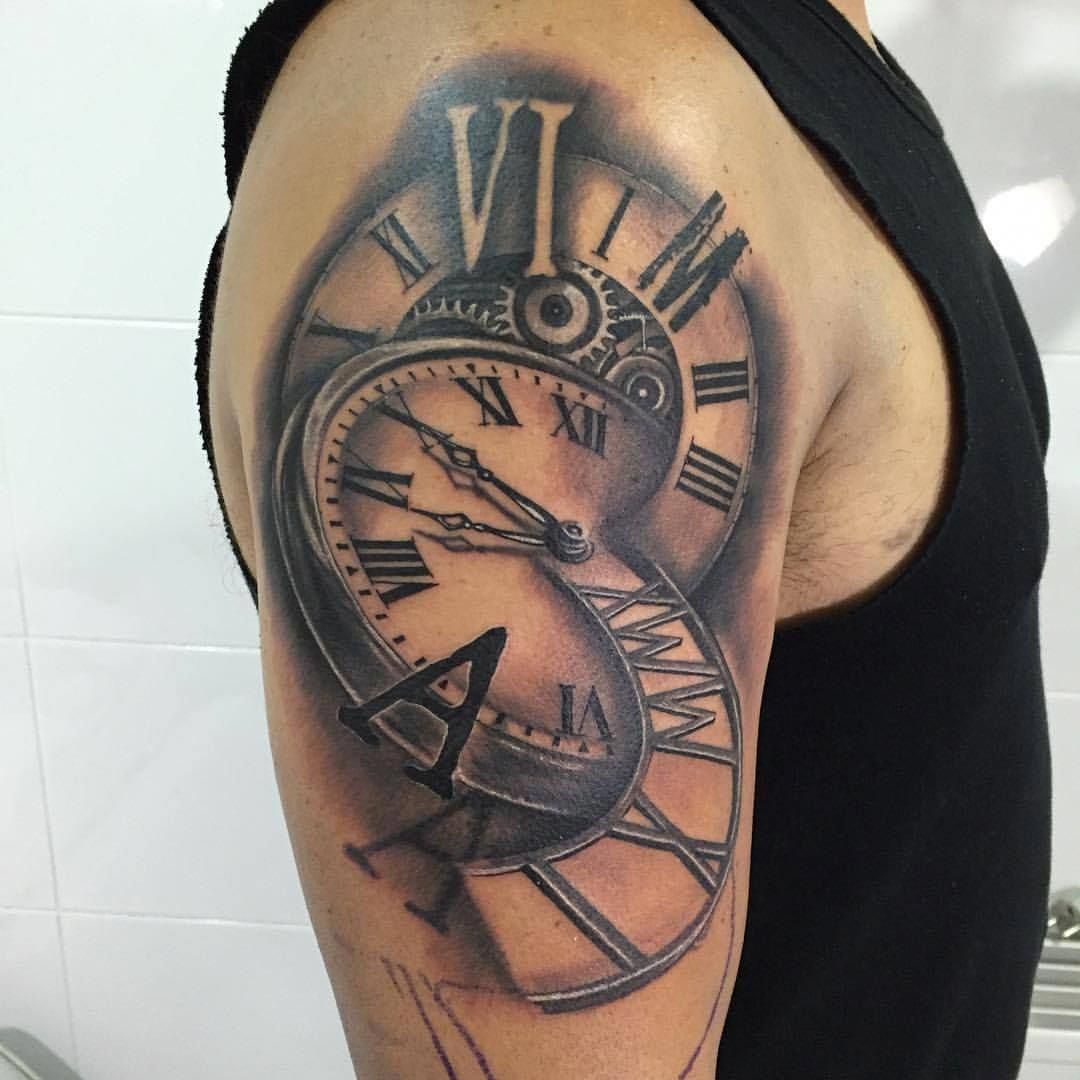 Clock Tattoos For Men Ideas And Designs For Guys