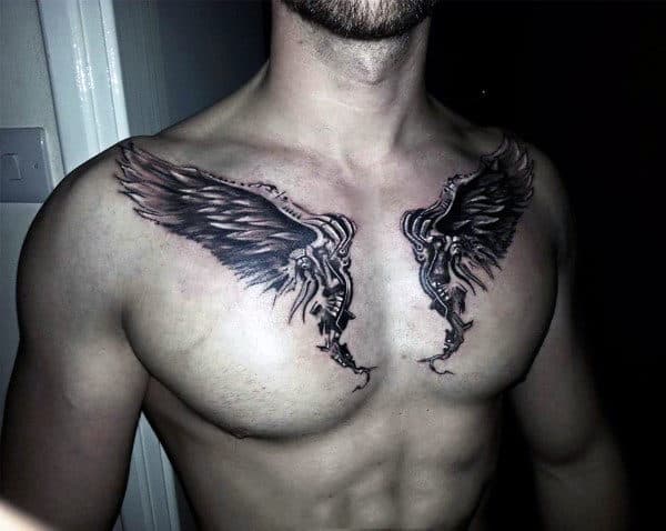 Stylish Collar Bone Tattoos for Men: Ultimate Guide