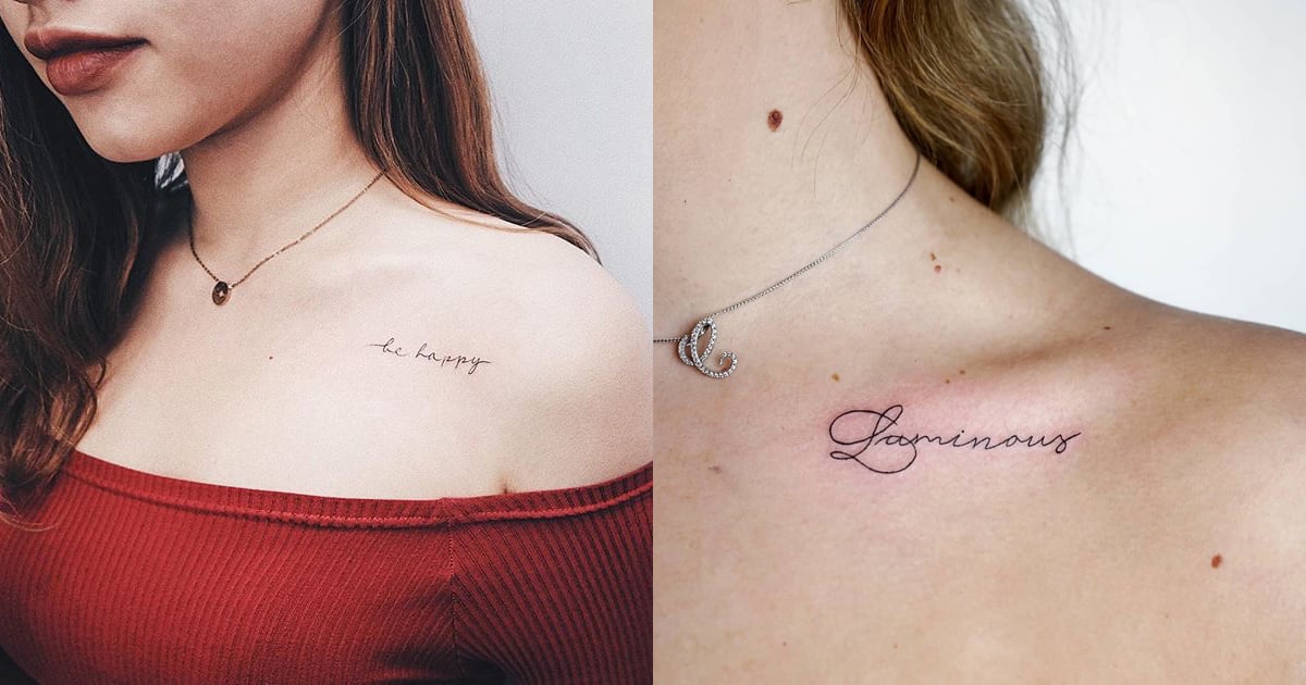 Collarbone Tattoos for Women: Elegant and Trendy Ink Ideas