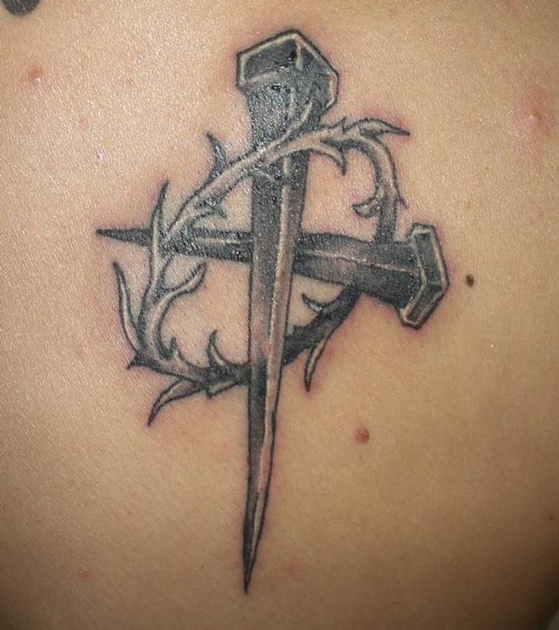 Collection 100 Images Cross With Crown Of Thorns Tattoo Designs Latest