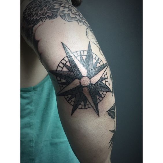 7 Reasons to Get a Compass Tattoo on Your Elbow