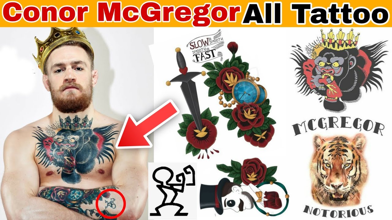 Conor Mcgregor All Tattoo Sbm Tattoo Youtube