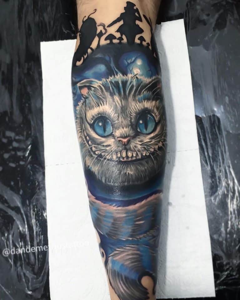 Cool Cheshire Cat Tattoo Ideas And Designs