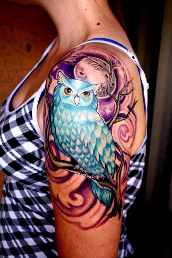 Cool Owl Tattoo Designs Photos