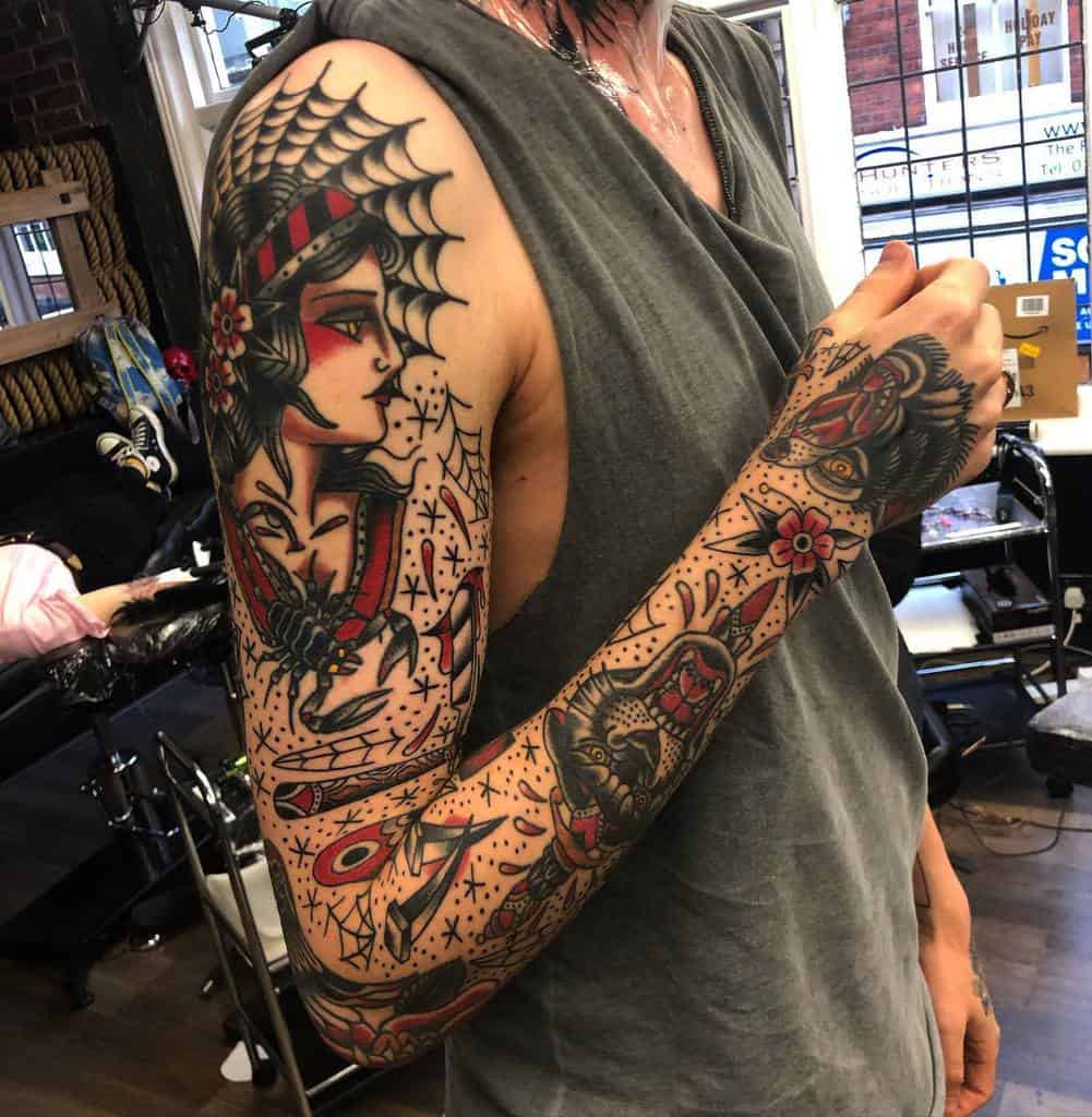 Cool Tattoo Sleeve Filler Ideas