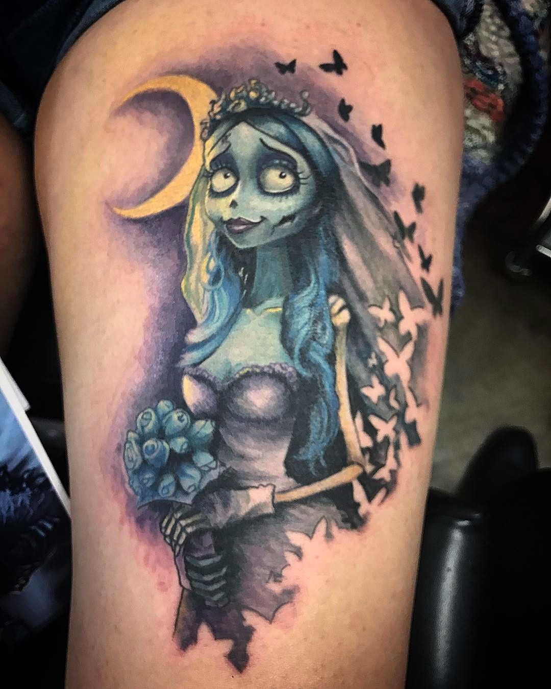 5 Charming Corpse Bride Tattoo Designs