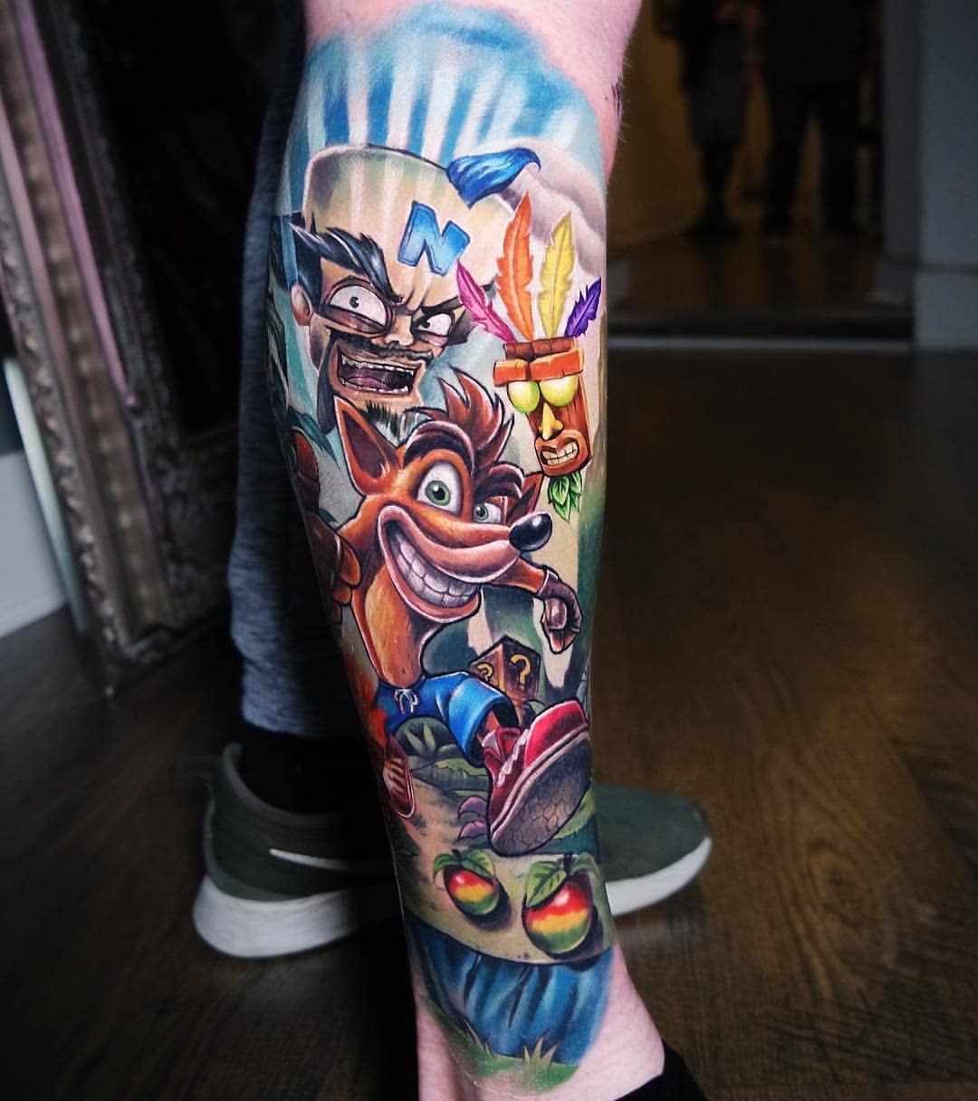 Crash Bandicoot Tattoo By Danetattoo On Deviantart Crash Bandicoot