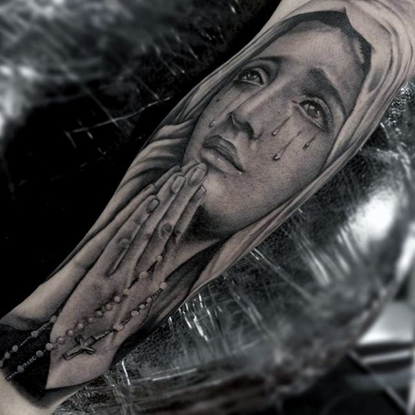 Creating Crying Virgin Mary Tattoo Meaning To Try Right Now