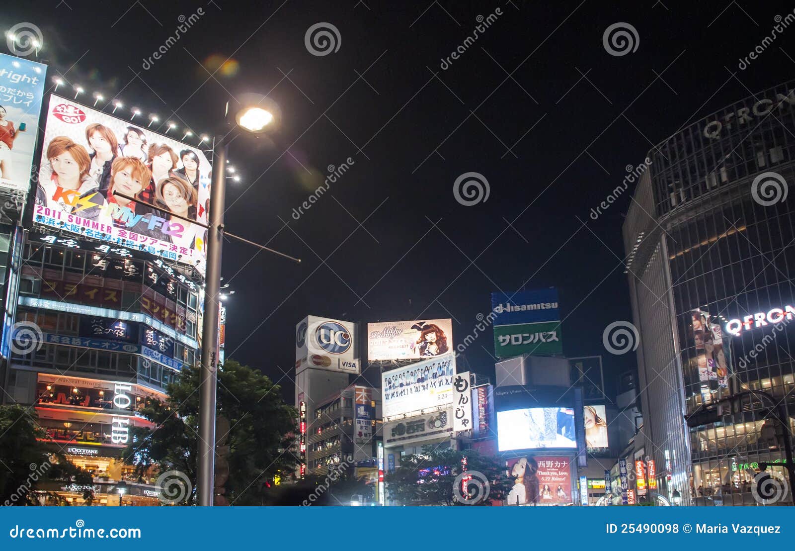 Croisement De Shibuya La Nuit Photographie Ditorial Image Du