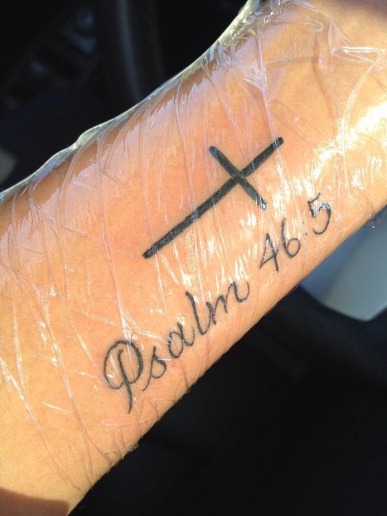 Cross and Bible Verse Tattoo Designs: Inspiration and Meanings